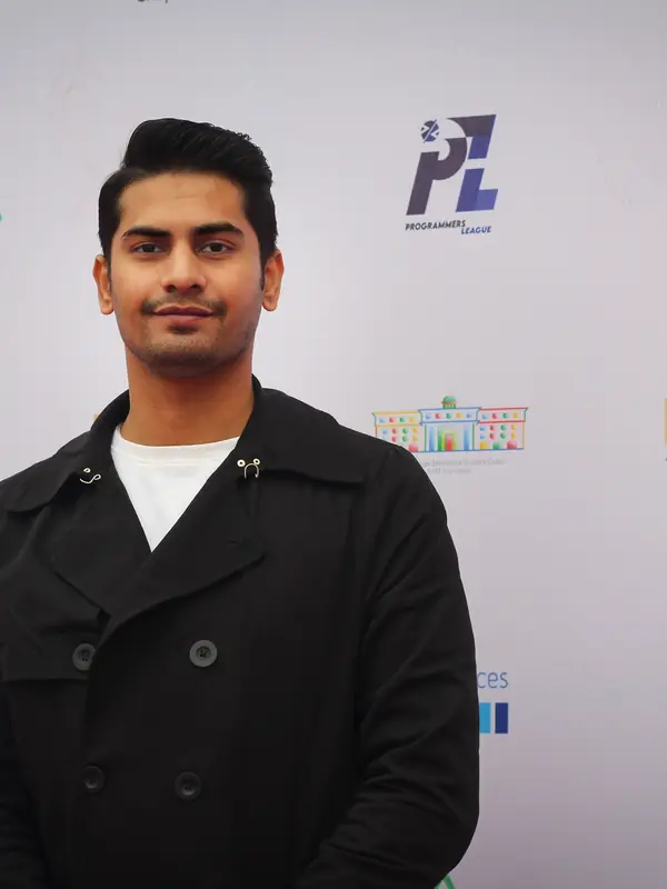 Mirza Umer at a startup and developer event