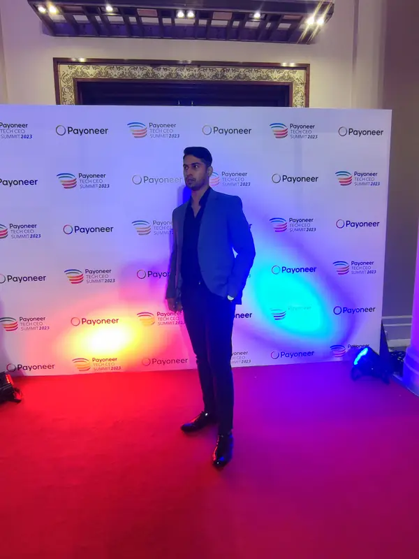 Mirza Umer at the Payoneer Tech CEO Summit